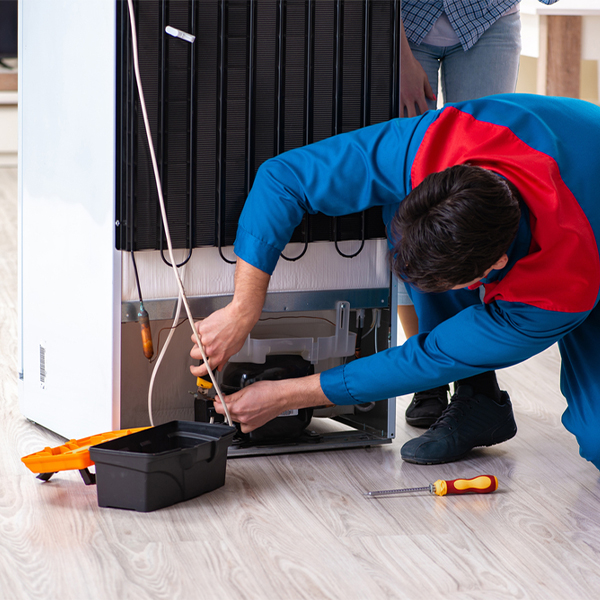 how much do you charge for refrigerator repair services in Cutler California